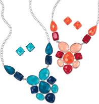 Bold Statement Necklace and Earring Gift Set