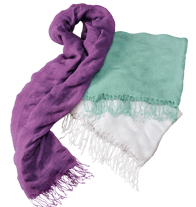 Light and Ruffle Three-Pack Scarf