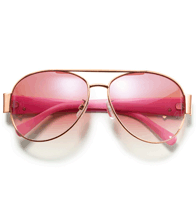 Breast Cancer Aviator Sunglasses
