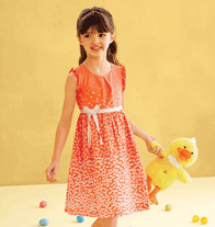 Butterfly Print Dress in Kid's Sizes