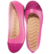 Cushion Walk® Glitter Toe Shoe